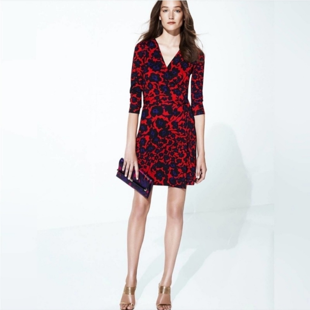 🎉 Host Pick 🎉 Diane von Fursterberg New Julian Two Silk Wrap Dress  - 8